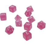 Product Ζάρια Eclipse 11-Dice Set: Hot Pink thumbnail image