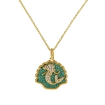 Product Little Mermaid Gold Brass Necklace thumbnail image