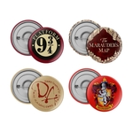 Product Harry Potter Pin-Back Buttons 4-Pack Collection thumbnail image