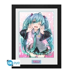 Product Hatsune Miku Wink Poster Framed thumbnail image