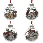 Product Winnie the Pooh Set of 4 Winnie the Pooh Baubles thumbnail image