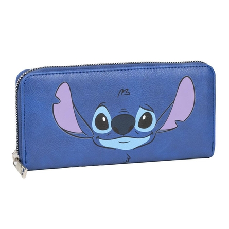 Disney STITCH Experiment 626 Glittering Blue Pencil Pouch Case Lilo &  Stitch New