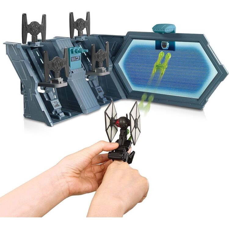 Product HOT WHEELS STAR WARS THE FORCE AWAKENS - SPACE STATION - TIE FIGHTER BLAST-OUT BATTLE (CMT37) image