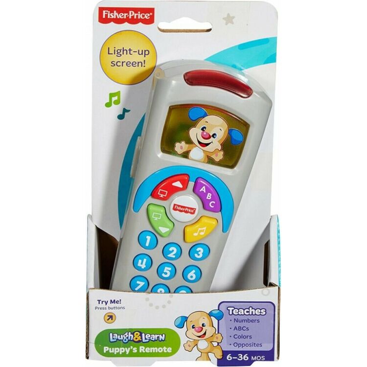 Product FISHER PRICE LAUGH  LEARN CLICK N LEARN REMOTE CONTROL - BLUE (IN GREEK) (DLK58) image