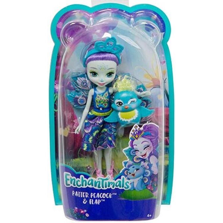 Product Mattel Enchantimals Mini Doll - Patter Peacock  Flap (FXM74) image