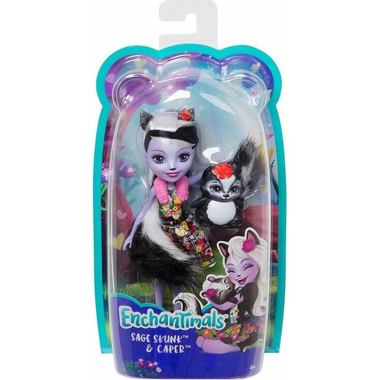 Product Mattel Enchantimals Mini Doll - Sage Skunk  Caper (FXM72) image