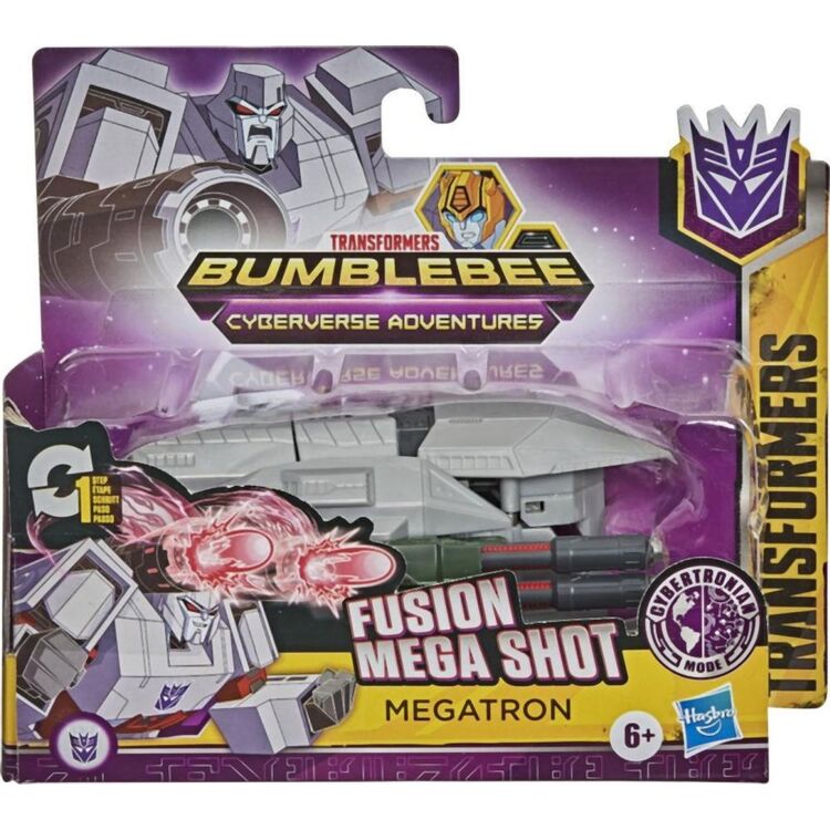 Product Hasbro Transformers Bumblebee Cyberverse Adventures: Fusion Mega Shot - Megatron (E7075) image