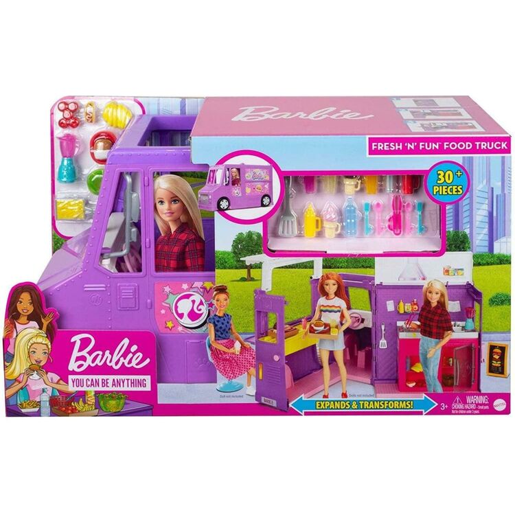 Product Mattel Barbie You Can Be Anything - Food N Fun Food Truck (GMW07) image