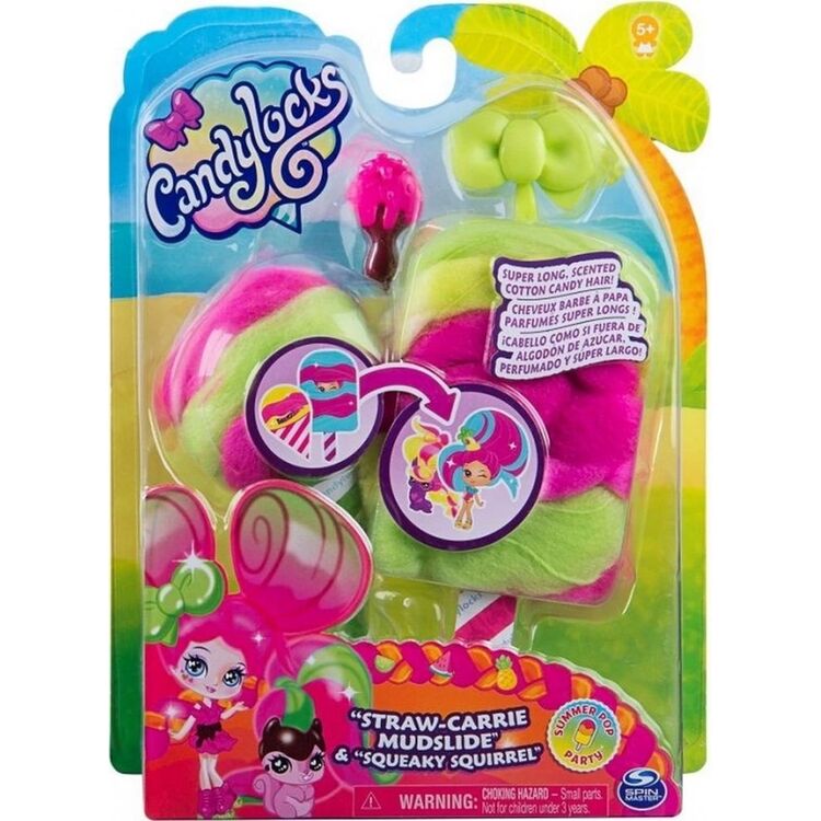 Product Spin Master Candylocks - Straw-Carrie Mudslide  Squeaky Squirrel (20123506) image