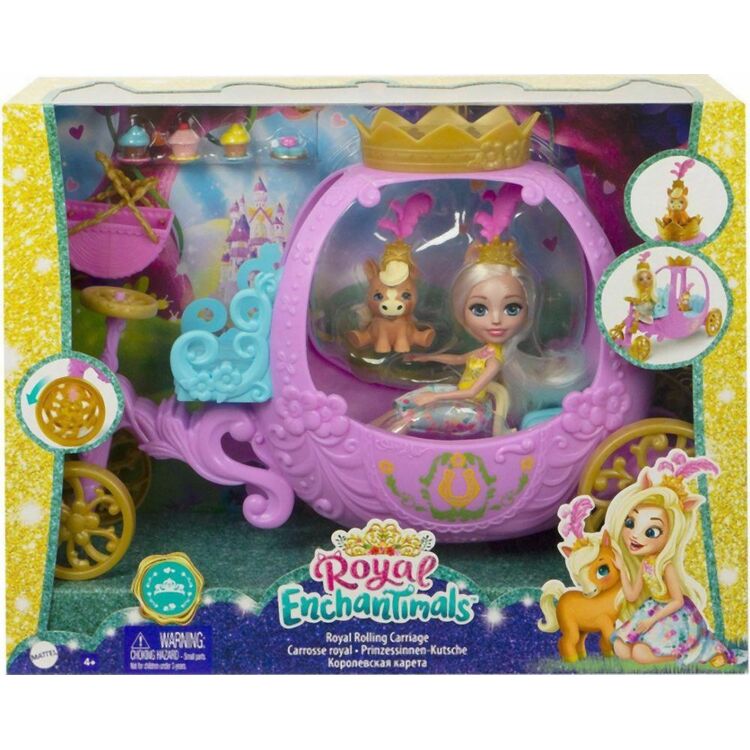 Product Mattel Royal Enchantimals: Royal Rolling Carriage (GYJ16) image