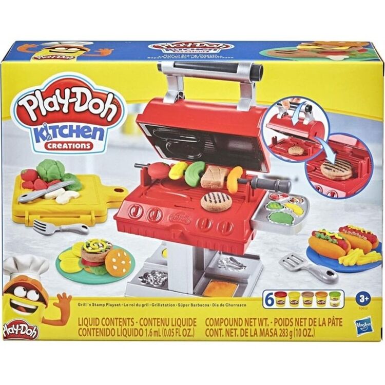 Product Hasbro Play-Doh: Grill n Stamp Playset (F0652) image