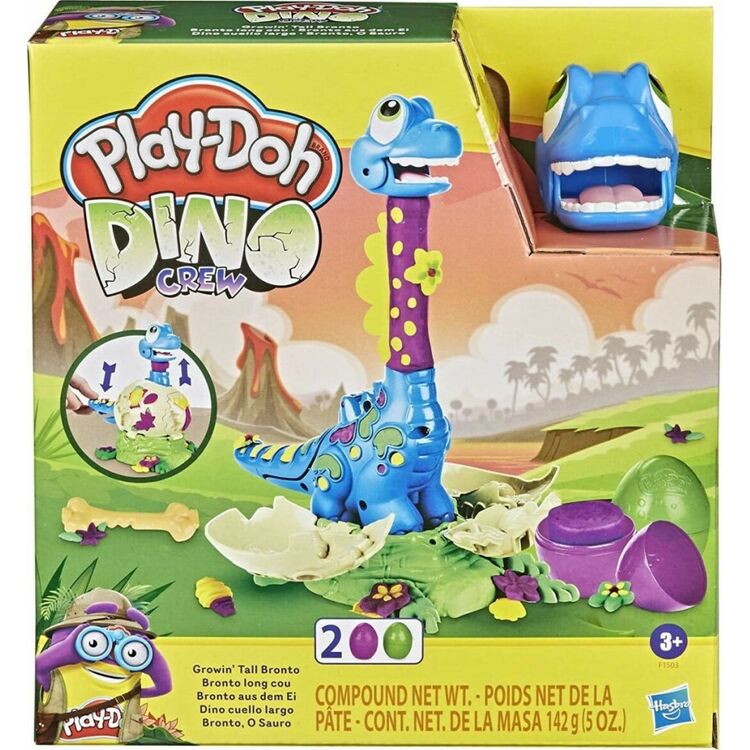 Product Hasbro Play-Doh Dino Growin Tall Bronto (F1503) image