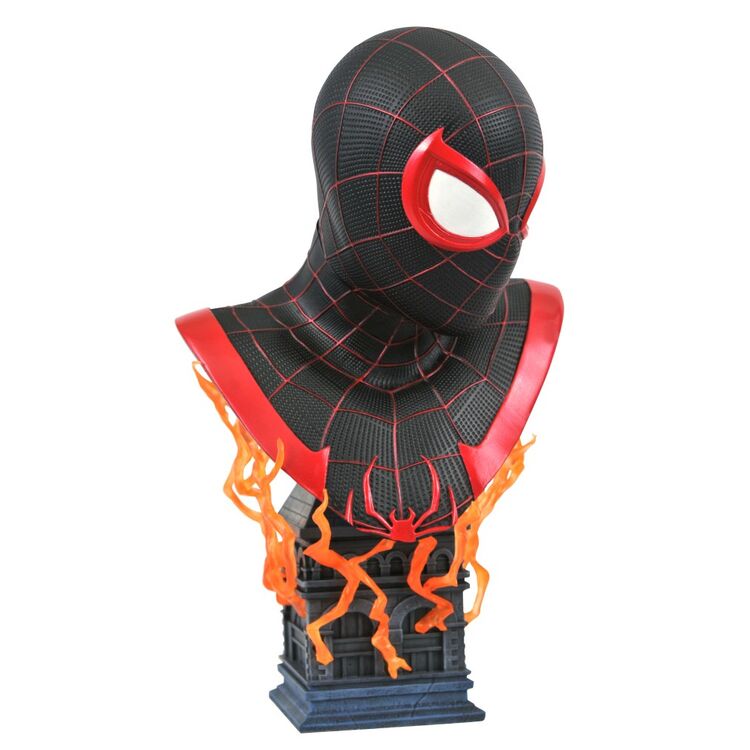 Product Diamond Legends In 3D: Marvel Ps5  - Miles Morales Bust (1/2) (Feb211935) image