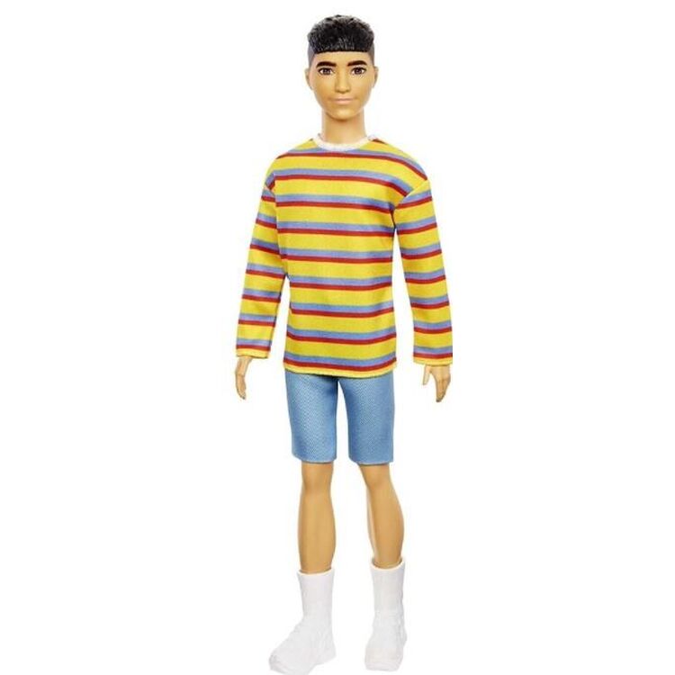 Product Mattel Barbie Ken Doll - Fashionistas # 175 - Ken Polo Shirt Black Hair Doll (GRB91) image