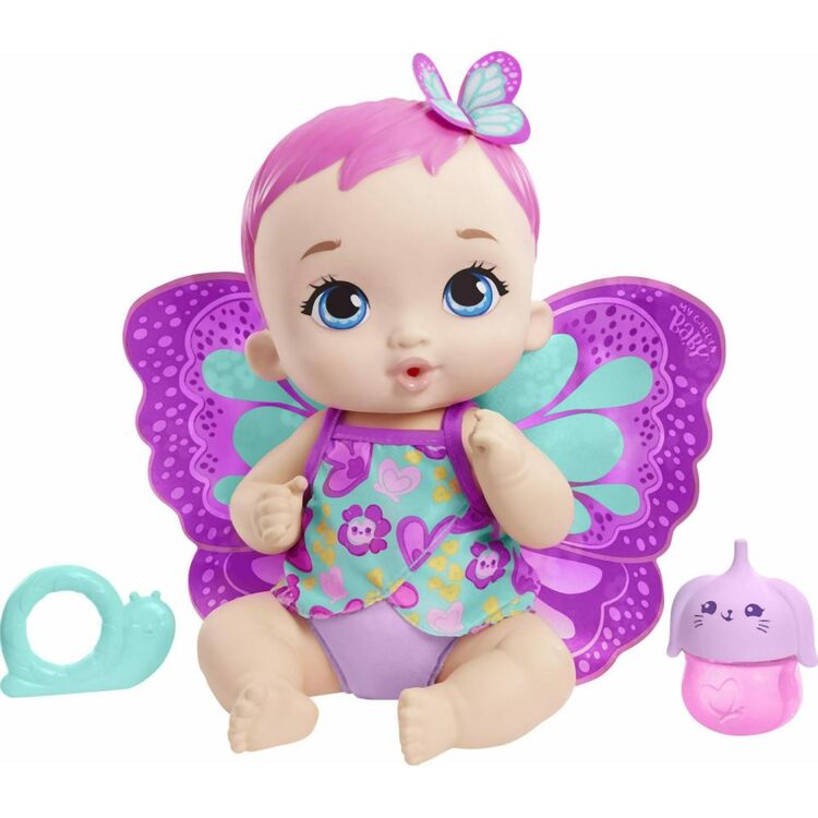 Product Mattel My Garden Baby: Feed  Change Baby Butterfly (Pink Hair) (GYP10) image