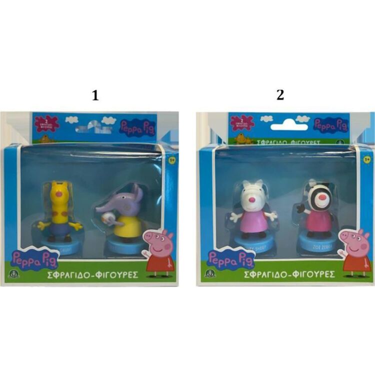 Product Giochi Preziosi Hero-Mania: Peppa Pig Σφραγιδοφιγούρες (2Pack) (PP005000) image