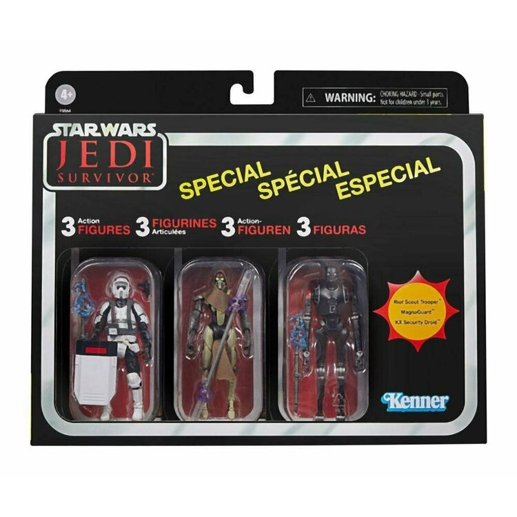 Product Hasbro Fans - Disney Star Wars Jedi Survivor: The Vintage Collection - 3 Action Figures Multipack (F5564) image