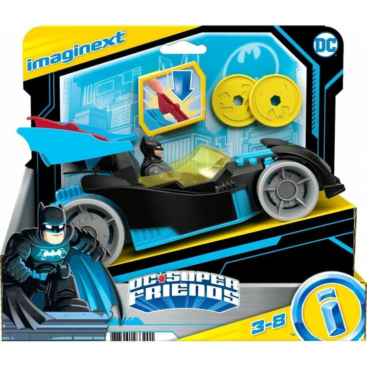 Product Mattel Imaginext: DC Super Friends - Bat-Tech Racing Batmobile (HFD48) image