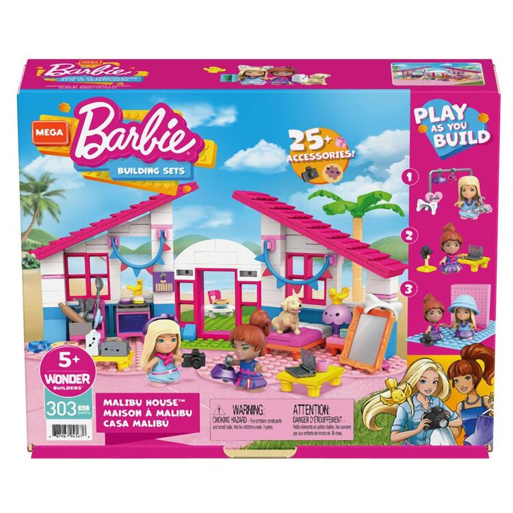 Product Mattel Mega Barbie: Building Sets - Malibu House (GWR34) image
