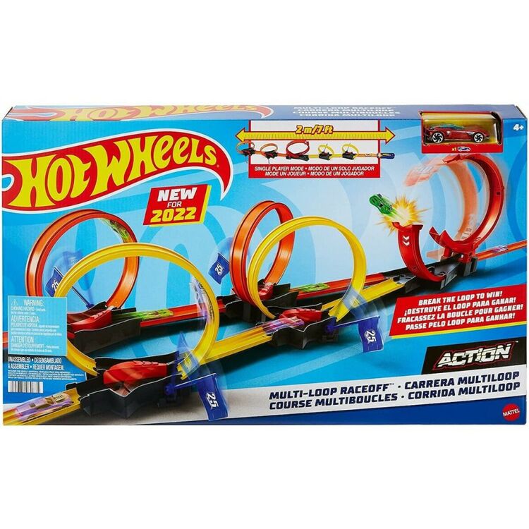 Product Mattel Hot Wheels: Action - Multi-Loop Raceoff Track Set (HDR83) image