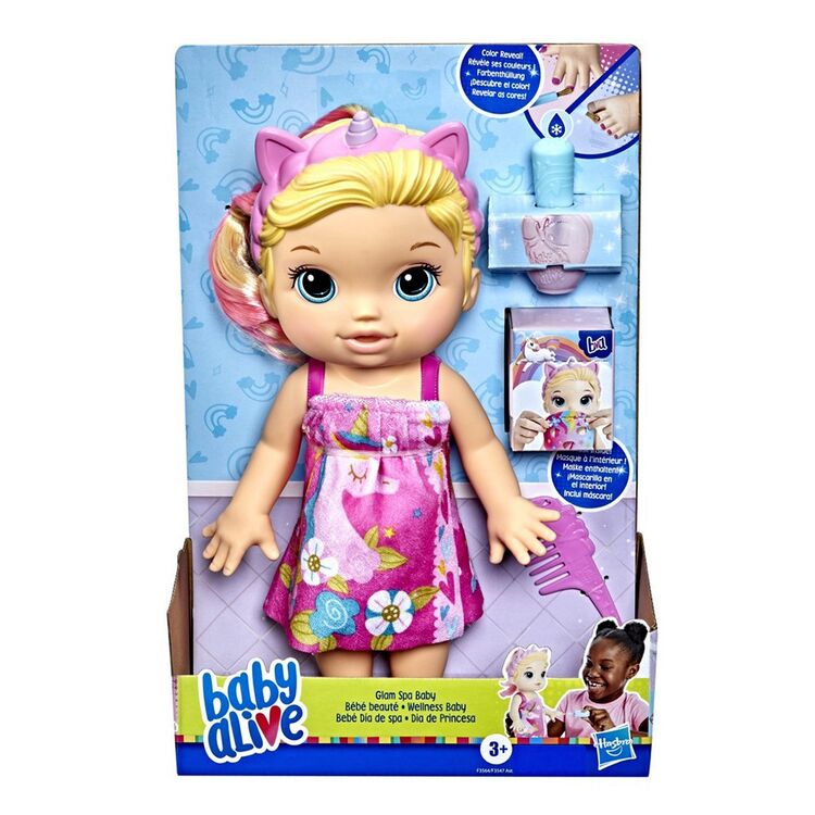 Product Hasbro Baby Alive: Glam Spa Baby Blonde (F3564) image
