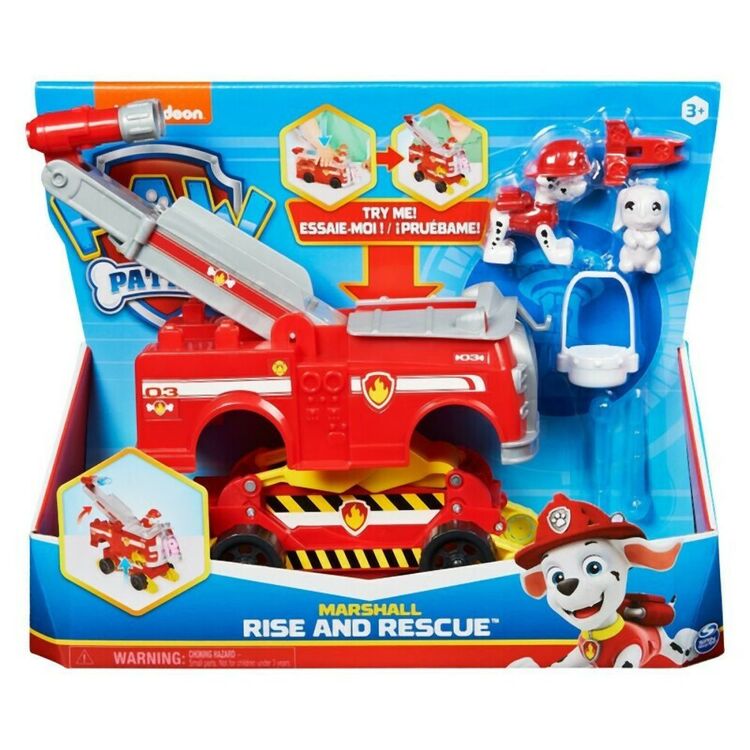Product Spin Master Paw Patrol: Rise and Rescue - Marshall with Vehicle (20133578) image