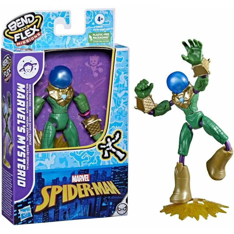 Product Hasbro Marvel Spider-Man Bend And Flex Missions - Marvels Mysterio Action Figure (F3846) image