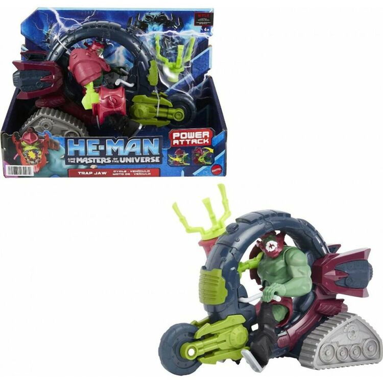 Product Mattel He-Man and the Masters of the Universe: Power Attack - Trap Jaw Cycle (HDT10) image