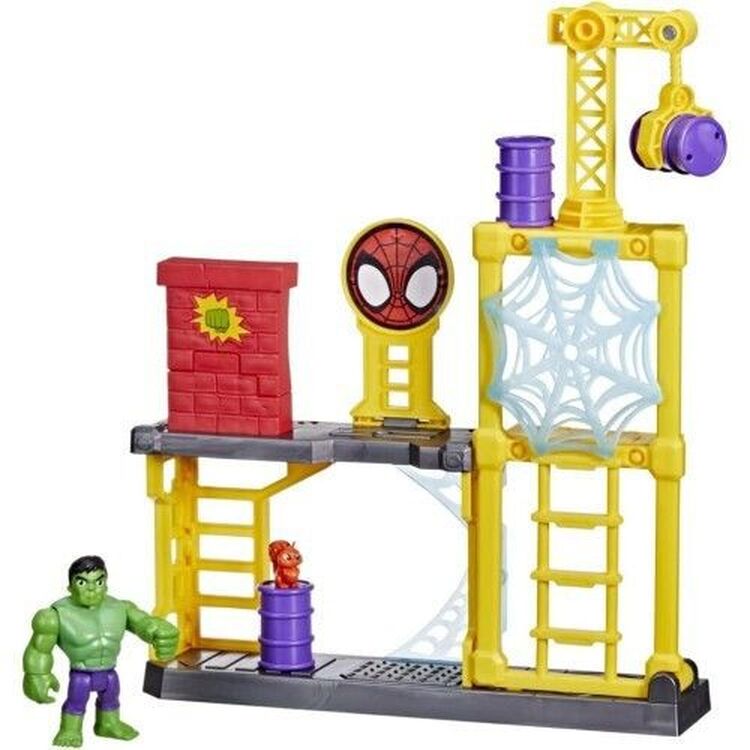 Product Hasbro Marvel Spidey and Amazing Friends: Hulk Smash Yard Playset (F3717) image