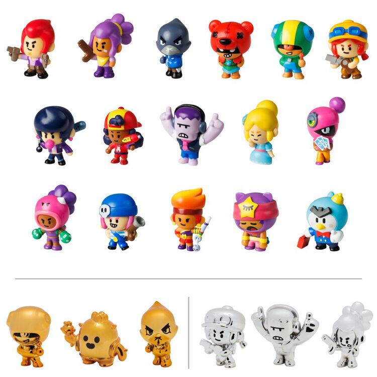 Product P.M.I. Brawl Stars Collectible Figures - 3 Pack (S1) (Random) (BRW2021) image