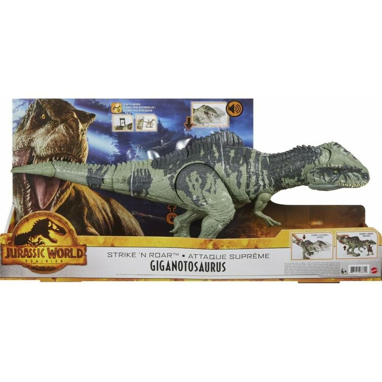 Product Mattel Jurassic World Dominion: Strike N Roar Giganotosaurus (GYC94) image