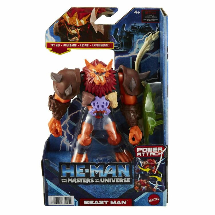 Product Mattel He-Man and the Masters of the Universe: Power Attack - Beast Man Deluxe Action Figure (HDY36) image