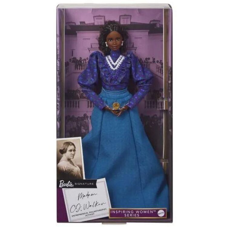 Product Mattel Barbie Signature: Inspiring Women Series - Madam CJ Walker Dark Skin Doll (HBY00) image
