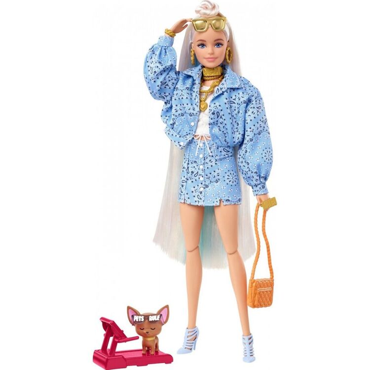 Product Mattel Barbie Extra: BlondeDoll with Bandana (HHN08) image