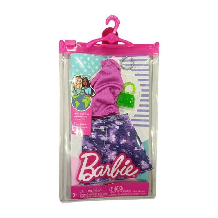 Product Mattel Barbie: Fashion Pack Pink Color Shirt with Purple Color Skirt (HJT19) image