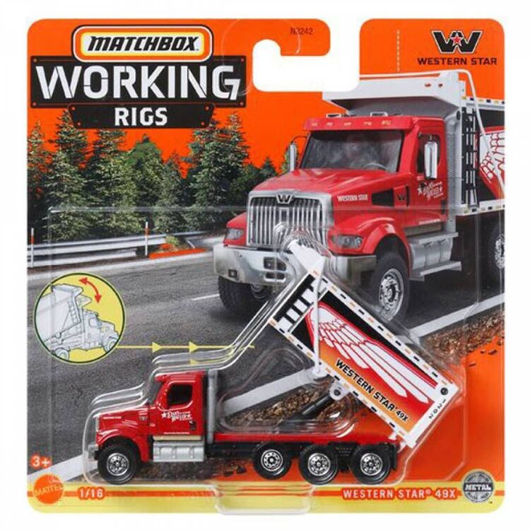 Product Mattel Matchbox Real Working Rigs - Western Star 49X (HLM99) image