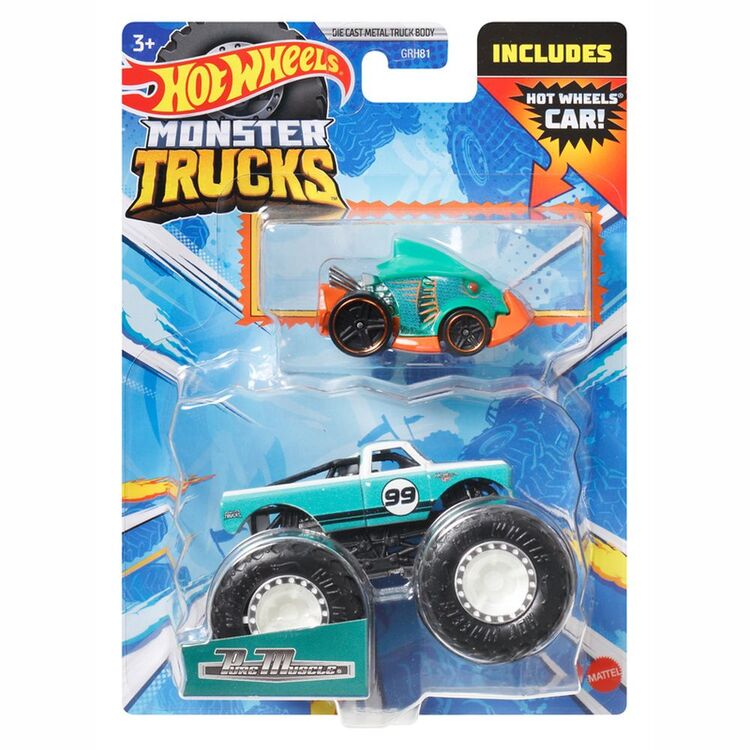 Product Mattel Hot Wheels Monster Trucks: Pure Muscle Die-Cast  Truck (HKM14) image