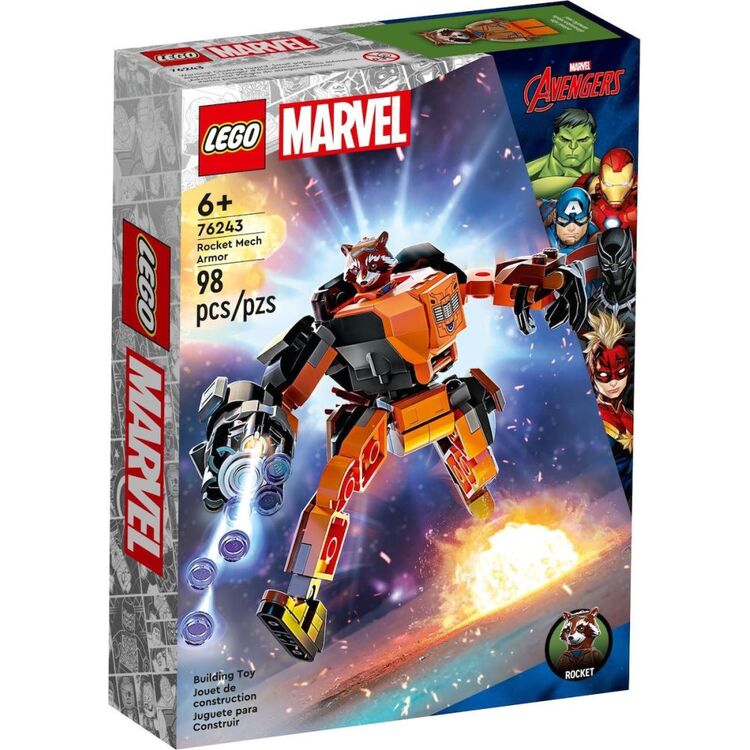 Product LEGO® Marvel: Rocket Mech Armor (76243) image