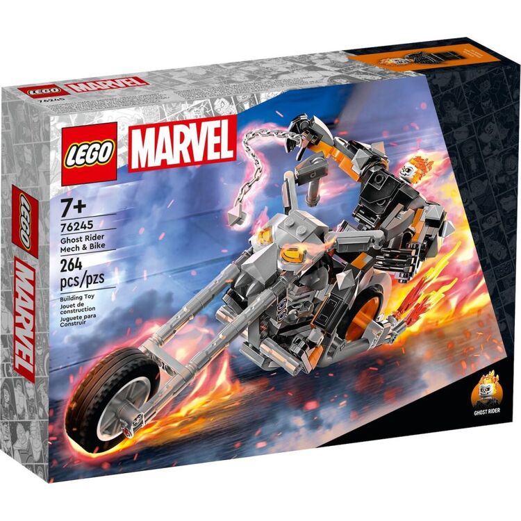 Product LEGO® Marvel: Ghost Rider Mech  Bike (76245) image