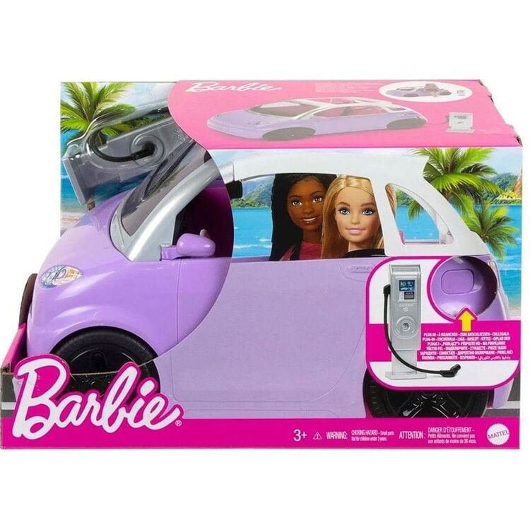 Product Mattel Barbie: Electric Vehicle with Charging Station And Plug (HJV36) image