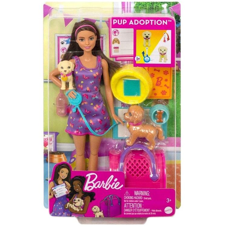 Product Mattel Barbie: Pup Adoption Playset (HKD86) image