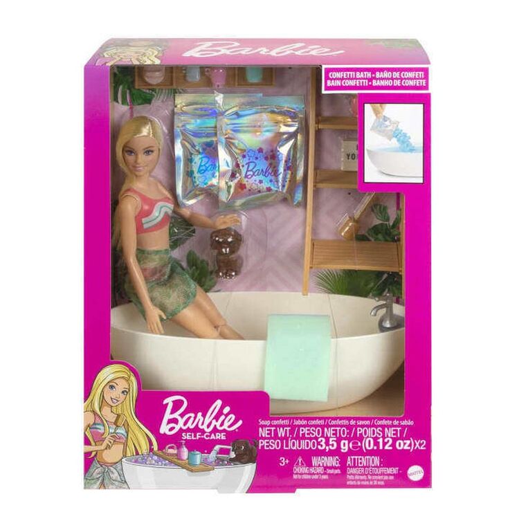 Product Mattel Barbie: Wellness - Confetti Bath Playset (HKT92) image