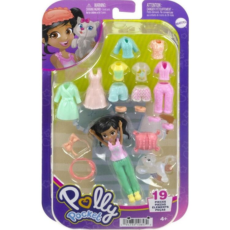 Product Mattel Polly Pocket: Medium Pack - Relaxation at Home Doll with Pet (HKV92) image