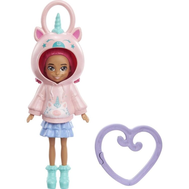 Product Mattel Polly Pocket: Hoodie Buddy - Unicorn Doll (HKW02) image