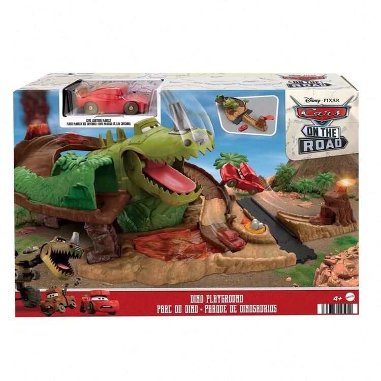 Product Mattel Disney: Cars On The Road - Dino Playground with Cave Lightning McQueen (HMD74) image