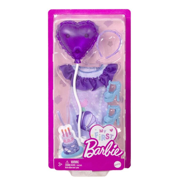 Product Mattel Barbie: My First Barbie - Birthday Fashion Pack (HMM58) image