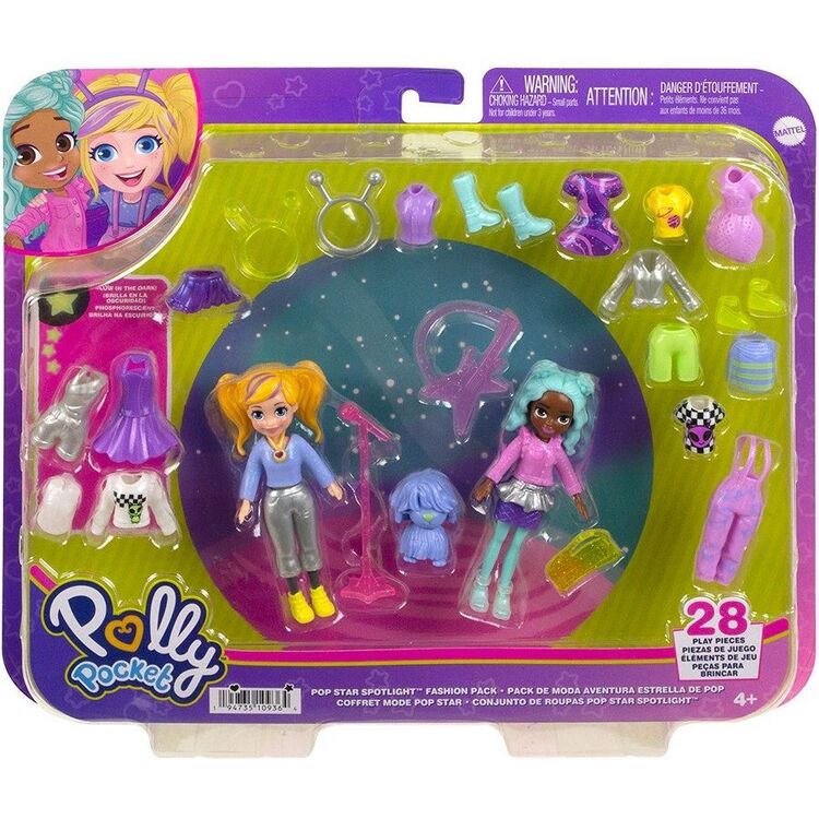 Product Mattel Polly Pocket - Pop Star Spotlight Fashion Pack (HKV97) image