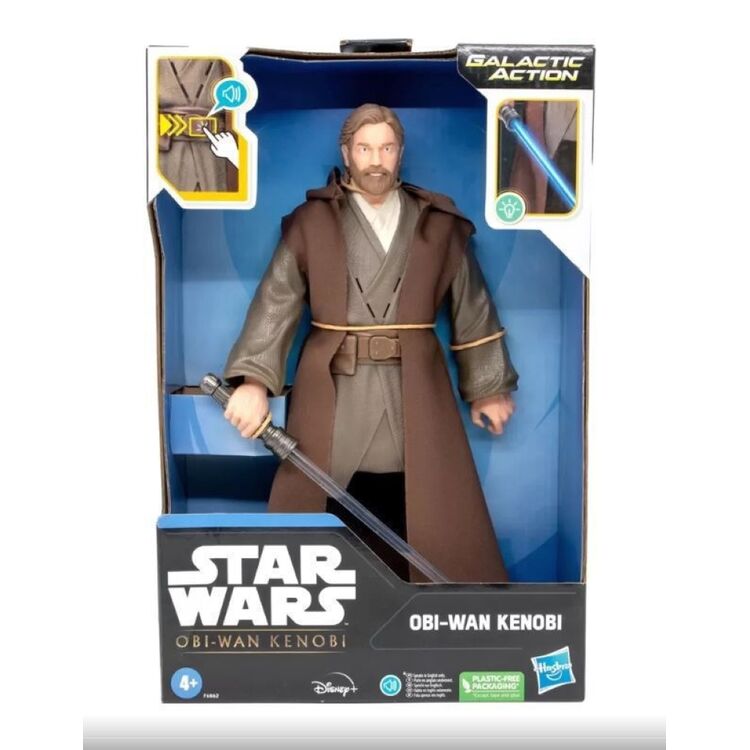 Product Hasbro Disney Star Wars: Galactic Action - Obi-Wan Kenobi Action Figure (F6862) image