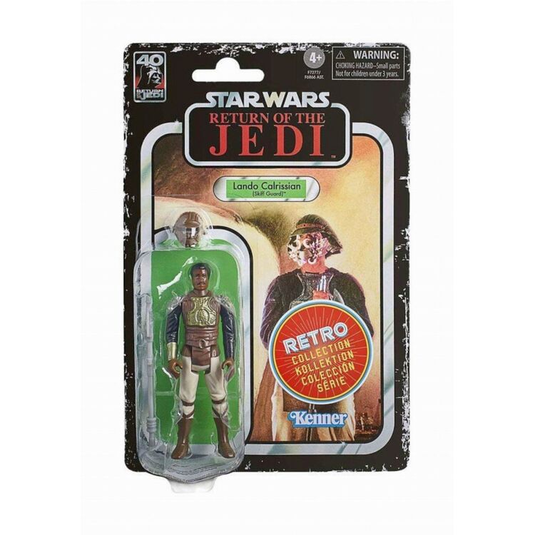 Product Hasbro Fans - Disney Star Wars Return of the Jedi Retro Collection: Lando Calrissian (Skiff Guard) Action Figure (10cm) (F7277) image