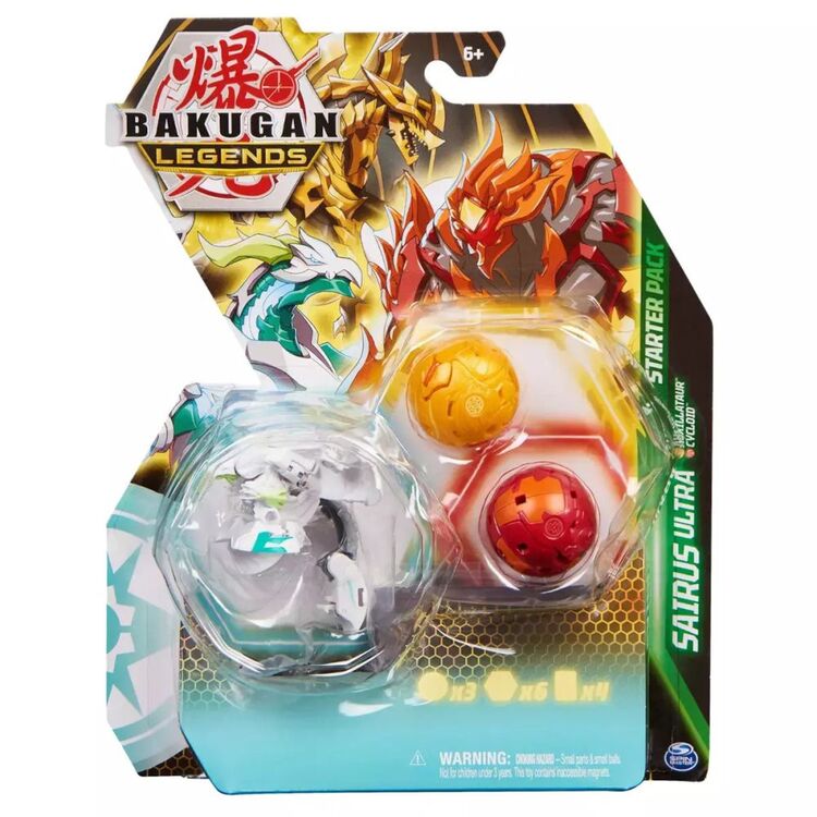 Product Spin Master Bakugan Legends: Sairus Ultra - Auxillataur  Cycloid Starter Pack (20140287) image